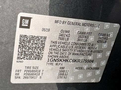 Used 2019 Chevrolet Suburban LT AWD/4WD image 42