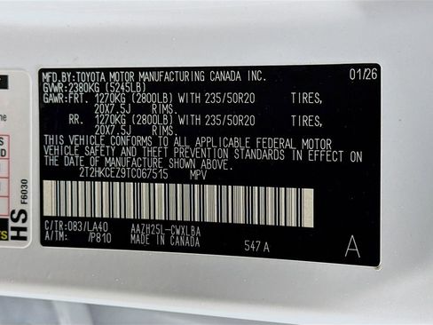 New 2026 Lexus NX 350 AWD w/ Luxury Package image 24