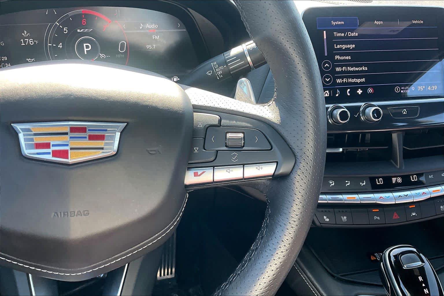 Used 2021 Cadillac CT4 V w/ Technology Package RWD image 23