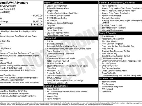 Used 2023 Toyota RAV4 Adventure image 17