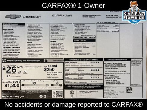 Used 2022 Chevrolet Trax LT w/ LT Convenience Package image 2