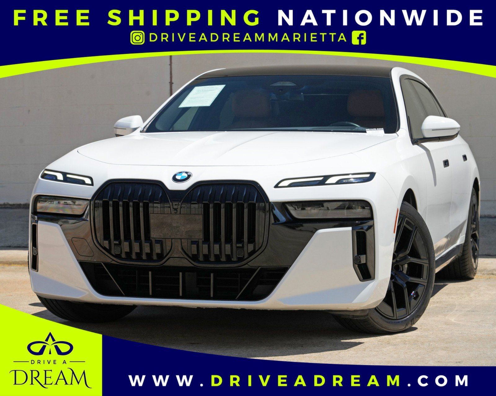 Used 2023 BMW 740i w/ Parking Assistance Package RWD image 1