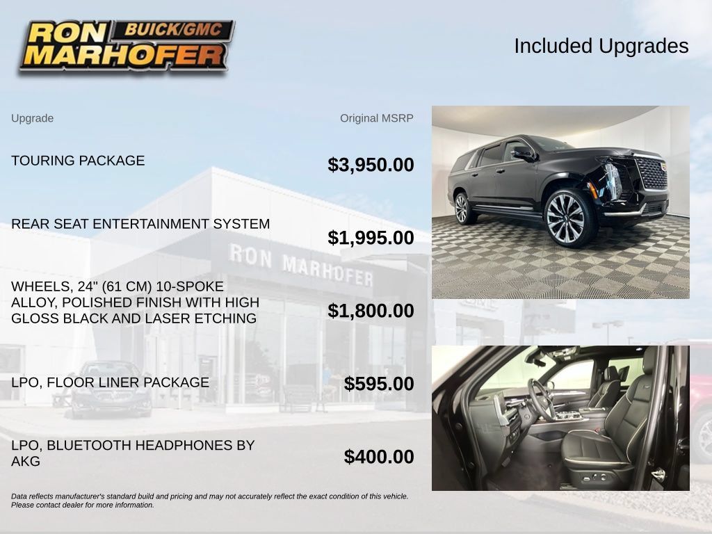 Used 2026 Cadillac Escalade ESV Luxury w/ Touring Package AWD/4WD image 6