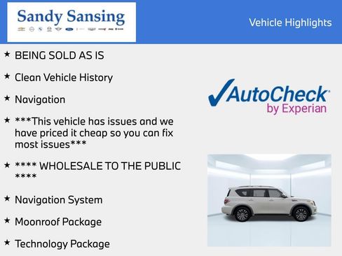 Used 2017 Nissan Armada SL w/ Technology Package RWD image 8