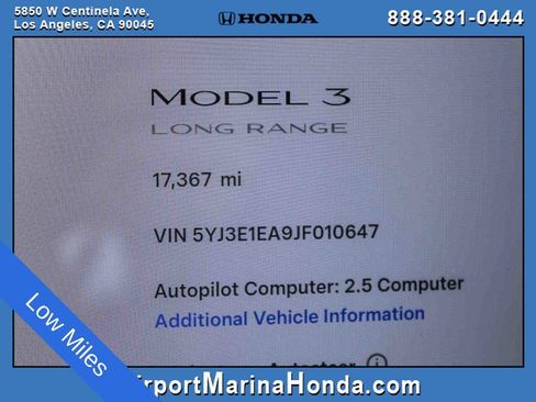 Used 2018 Tesla Model 3 Long Range RWD image 2