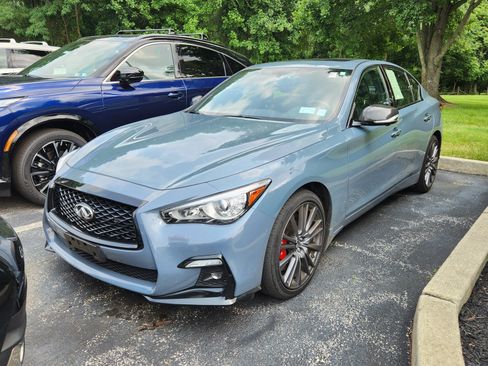 Certified 2023 INFINITI Q50 Red Sport 400 w/ Carbon Fiber Package AWD/4WD image 1