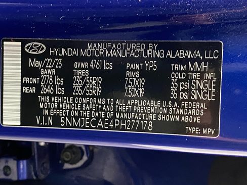 Certified 2023 Hyundai Tucson Limited AWD/4WD image 38