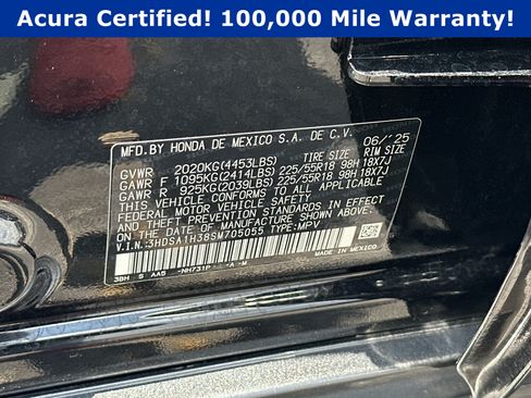 Certified 2025 Acura ADX FWD image 37