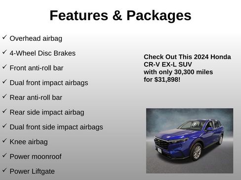 Certified 2024 Honda CR-V EX-L image 16
