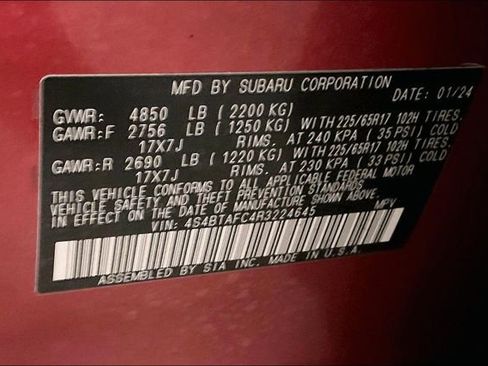 Used 2024 Subaru Outback Premium image 35