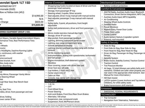 Used 2014 Chevrolet Spark LT image 2