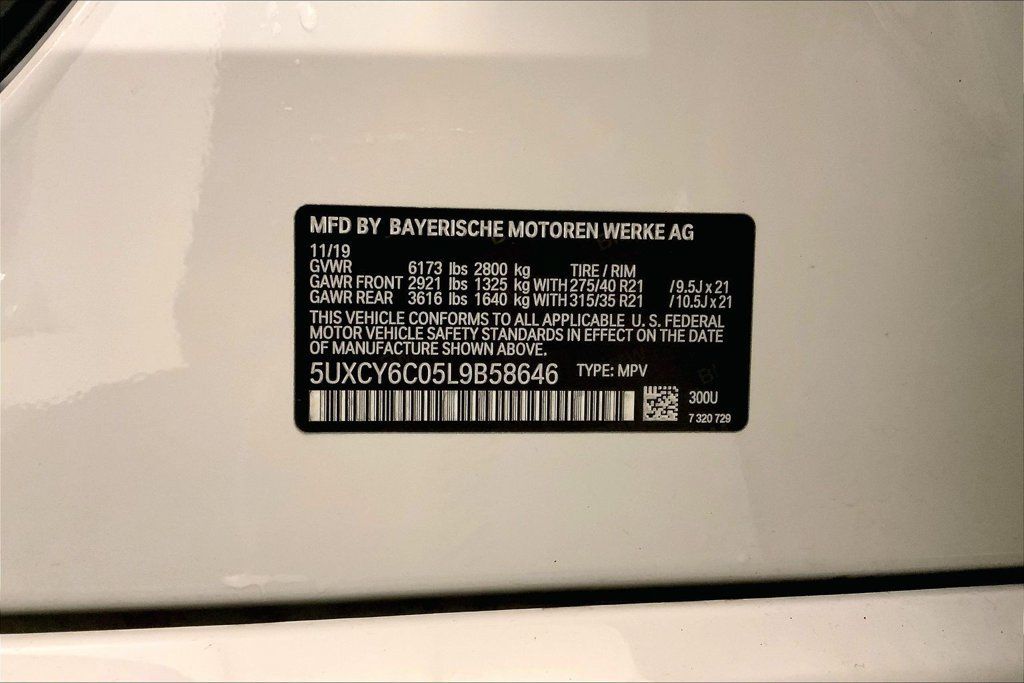 Used 2020 BMW X6 xDrive40i w/ M Sport Package AWD/4WD image 32