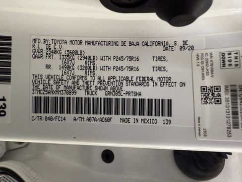 Used 2021 Toyota Tacoma SR5 w/ Technology Package image 13