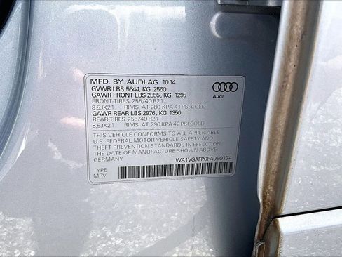 Used 2015 Audi SQ5 Prestige image 19