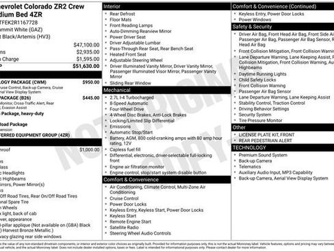 Used 2024 Chevrolet Colorado ZR2 w/ Technology Package image 4