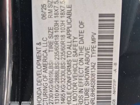 Used 2025 Honda Odyssey EX-L image 35