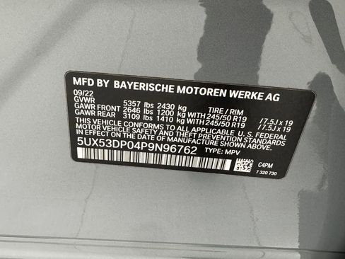 Used 2023 BMW X3 xDrive30i w/ M Sport Package image 36