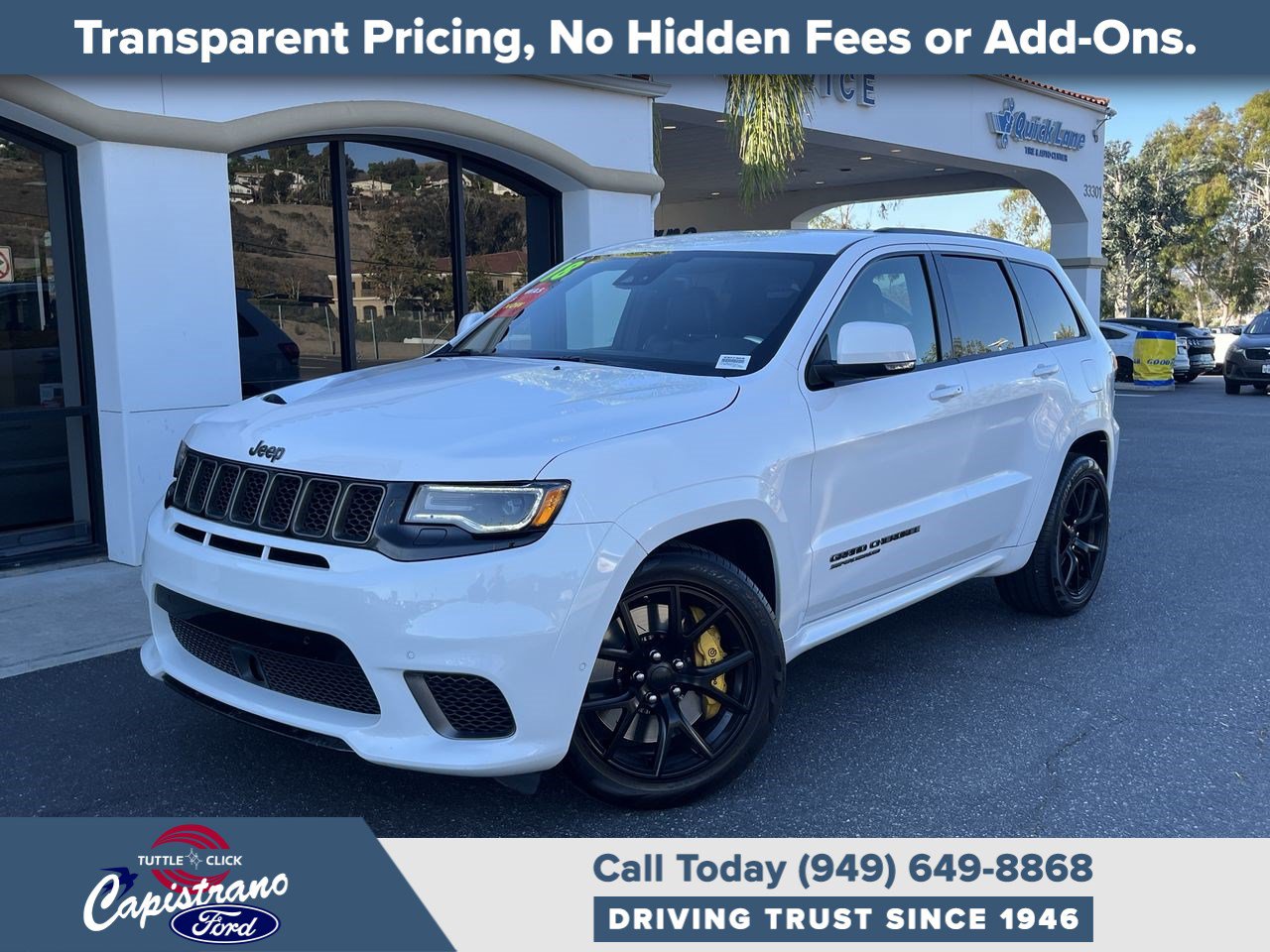Used 2018 Jeep Grand Cherokee Trackhawk w/ Trailer Tow Group IV AWD/4WD image 1