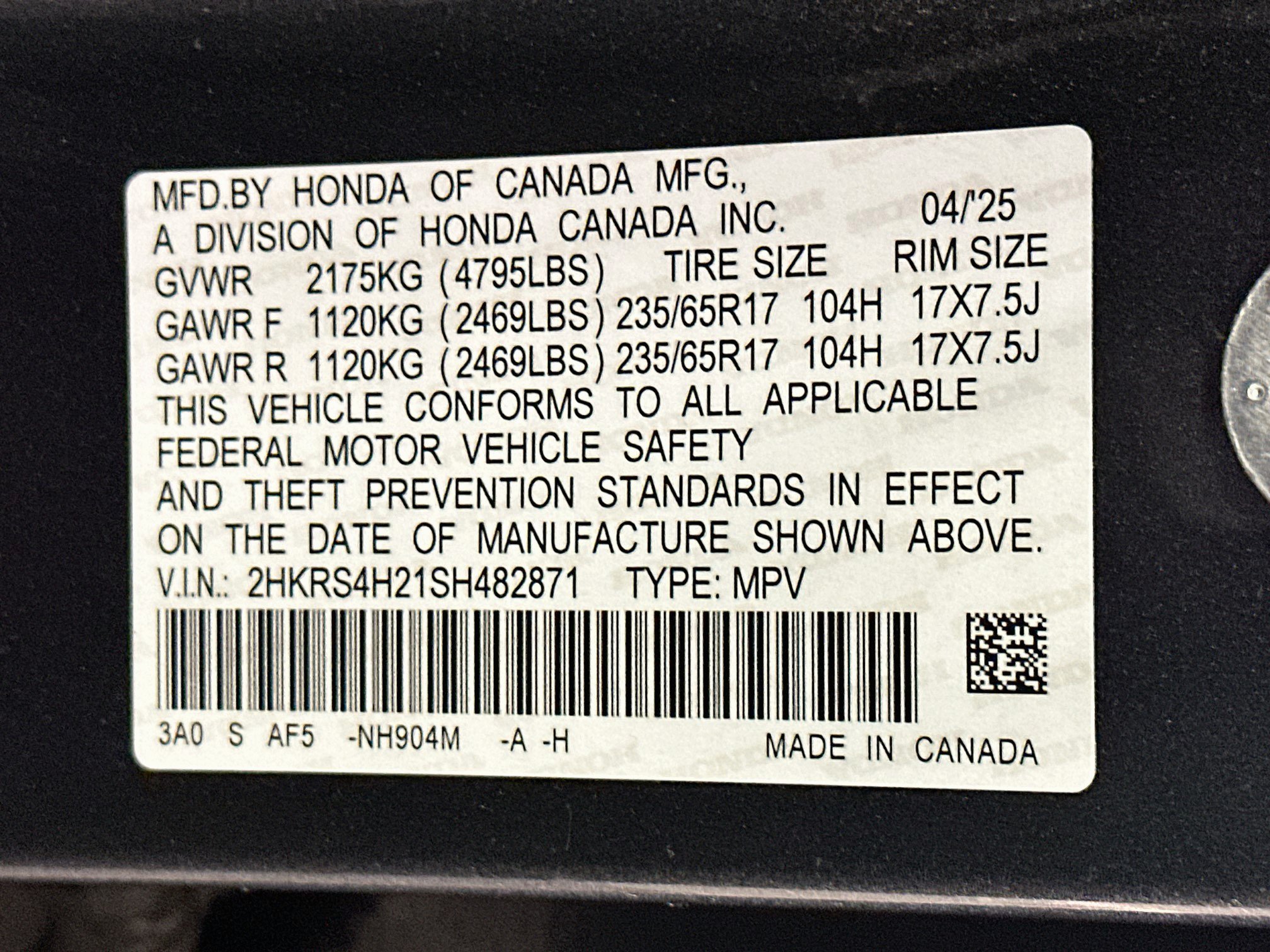 Used 2025 Honda CR-V LX image 12