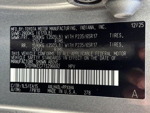 Certified 2026 Toyota Sienna XLE image 29