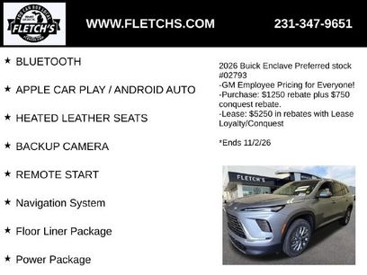 New 2026 Buick Enclave Preferred w/ Power Package