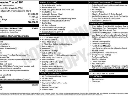 New 2026 Chevrolet Trax ACTIV w/ Driver Confidence Package FWD image 5