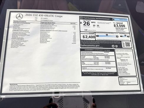 New 2026 Mercedes-Benz CLE 450 4MATIC Coupe image 18