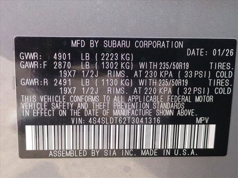 New 2026 Subaru Forester Touring image 18