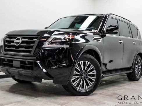 Used 2023 Nissan Armada SL w/ Midnight Edition Package RWD image 1