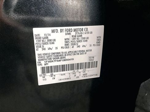 Used 2015 Ford Explorer Limited w/ Equipment Group 301A FWD image 37