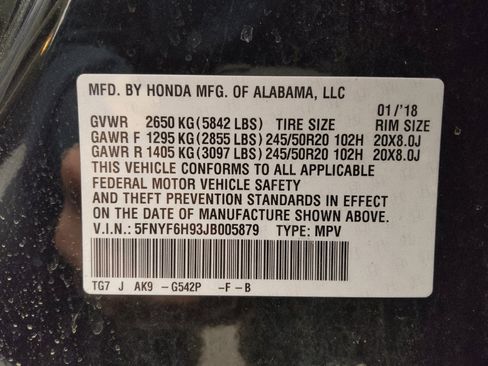 Used 2018 Honda Pilot Touring image 33