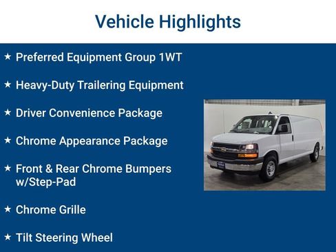 New 2025 Chevrolet Express 3500 Extended w/ Driver Convenience Package RWD image 3