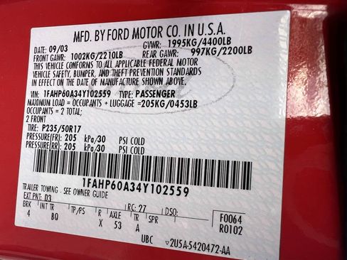 Used 2004 Ford Thunderbird RWD image 14