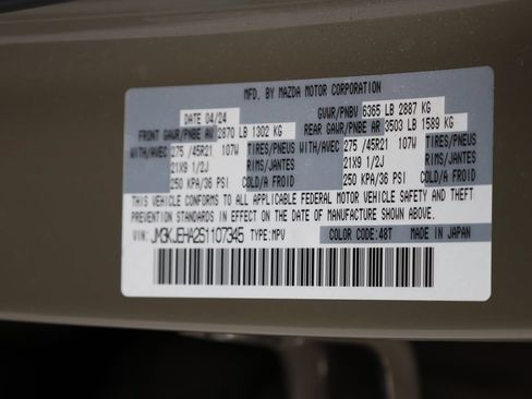 Certified 2025 MAZDA CX-70 Plug-In Hybrid w/ Premium Plus AWD/4WD image 44