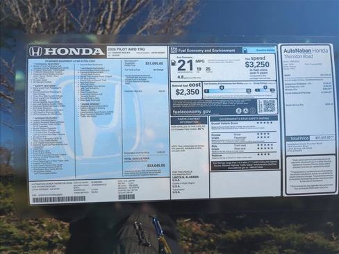 New 2026 Honda Pilot Touring image 22