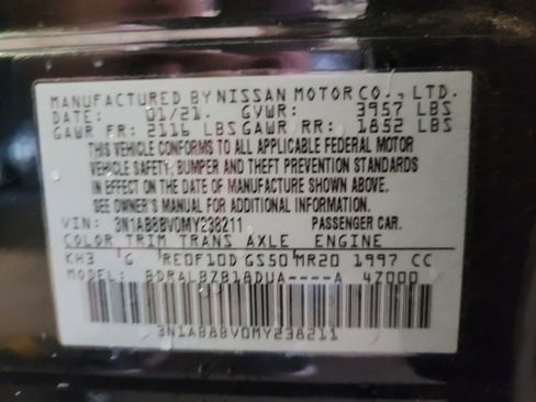 Used 2021 Nissan Sentra S FWD image 33