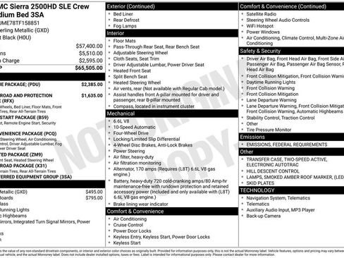New 2026 GMC Sierra 2500 SLE w/ SLE Value Package; image 36