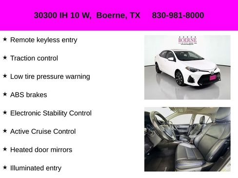 Used 2019 Toyota Corolla XSE image 10