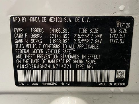 Used 2020 Honda HR-V LX image 29