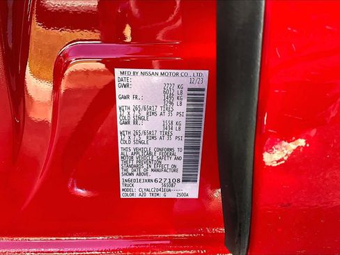 Used 2024 Nissan Frontier SV w/ SV Convenience Package image 36