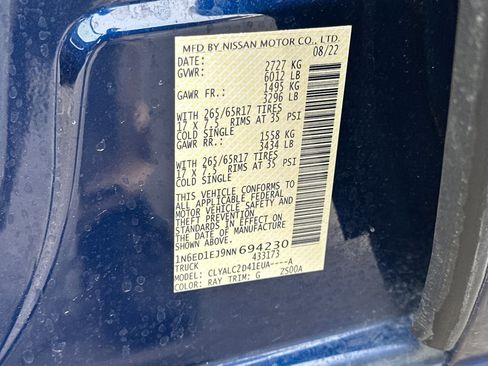 Used 2022 Nissan Frontier SV image 28