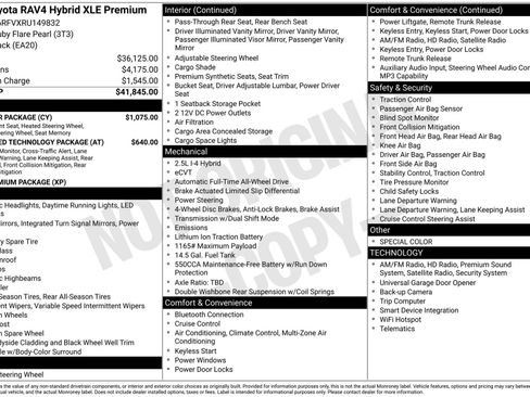Used 2024 Toyota RAV4 XLE Premium w/ Weather Package image 25