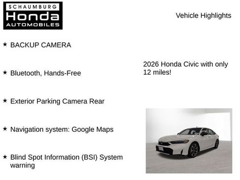 New 2026 Honda Civic Sport Touring image 8