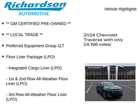 Used 2024 Chevrolet Traverse LT FWD image 11