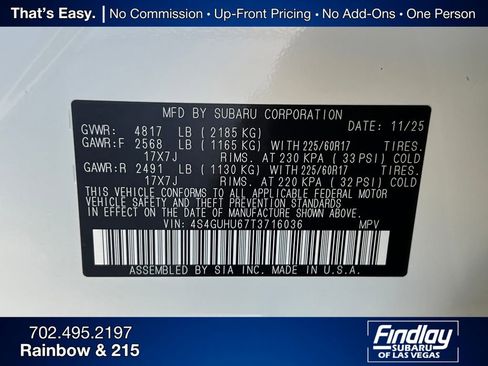 New 2026 Subaru Crosstrek 2.5i Wilderness image 34