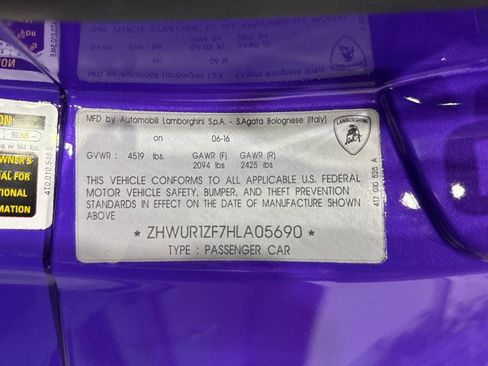 Used 2017 Lamborghini Huracan LP 610-4 image 99