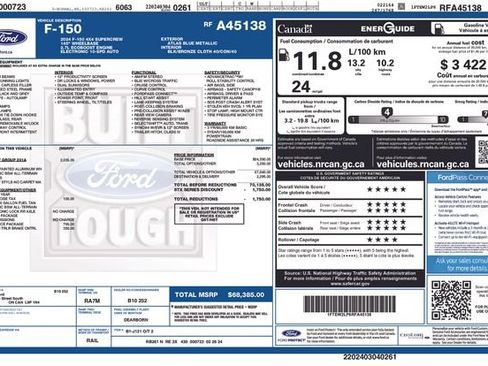 Used 2024 Ford F150 STX w/ Equipment Group 201A FX4 AWD/4WD image 13