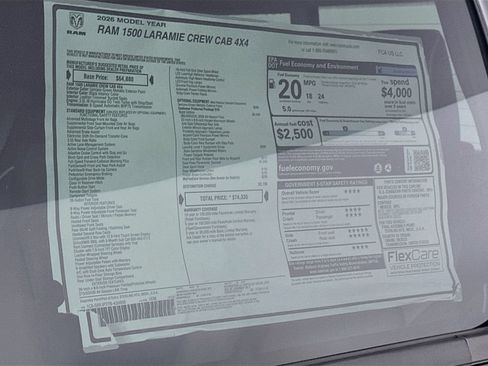 New 2026 RAM 1500 Laramie w/ Night Edition AWD/4WD image 21