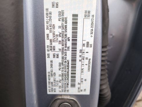 Used 2022 Ford Escape SE w/ Convenience Package image 39