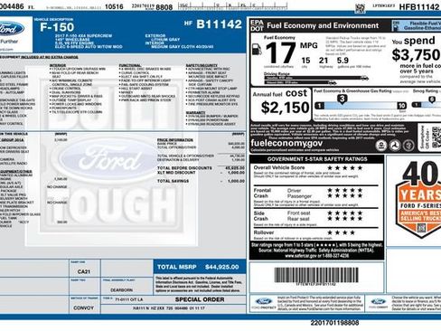 Used 2017 Ford F150 XLT w/ Equipment Group 301A Mid AWD/4WD image 5